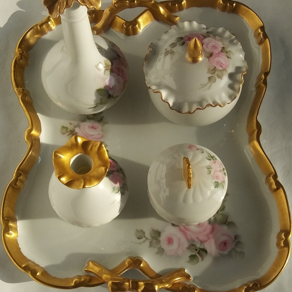 Vintage Ceramic Vanity Set - Picture 8 of 12